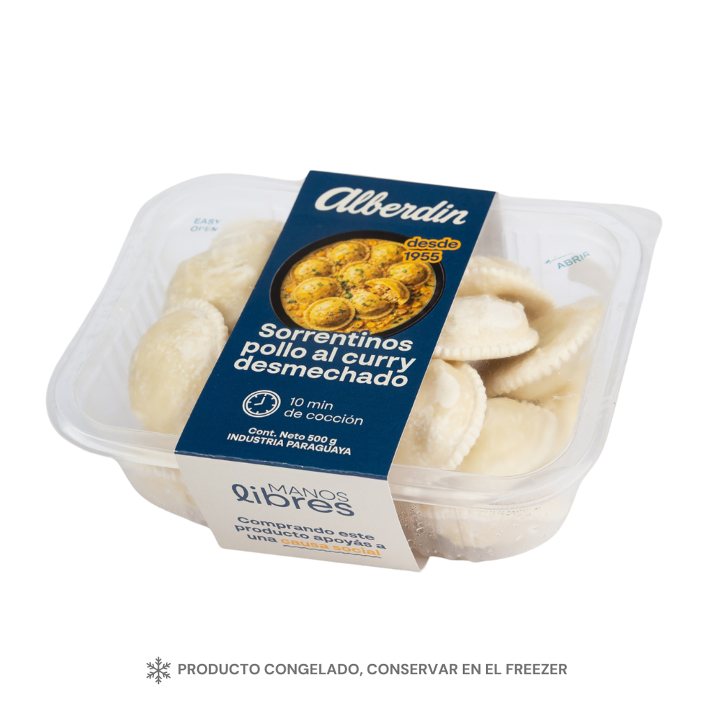 Sorrentinos de Pollo al Curry